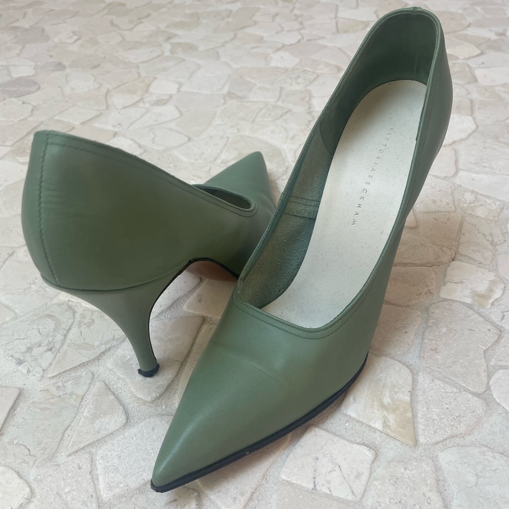 Victoria Beckham green pumps size 37